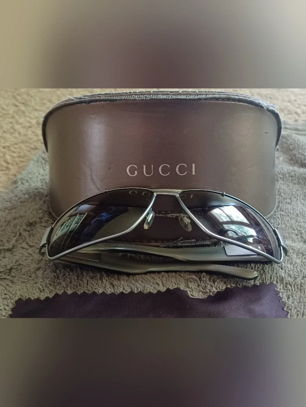 AUTHENTIC Gucci GG1856/S ( Aviator Square sunglasses )